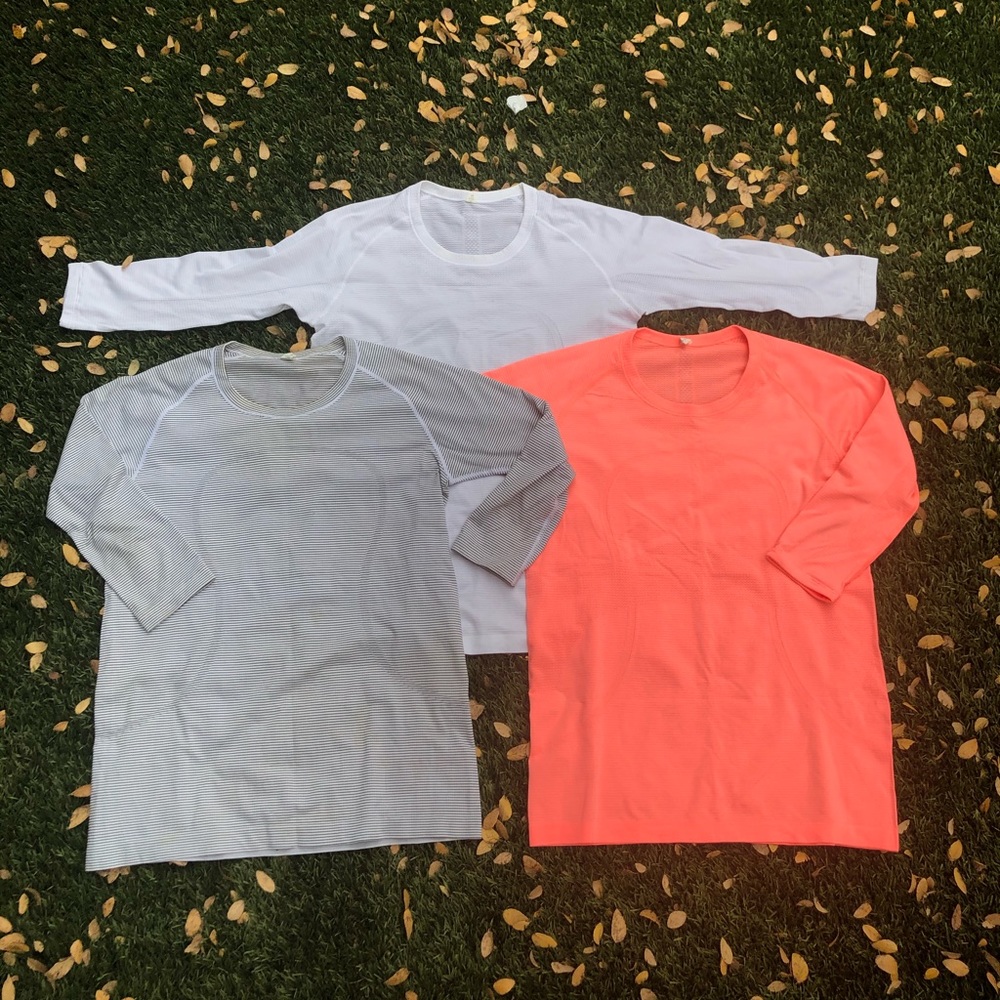3 Lululemon tops sold together as a set